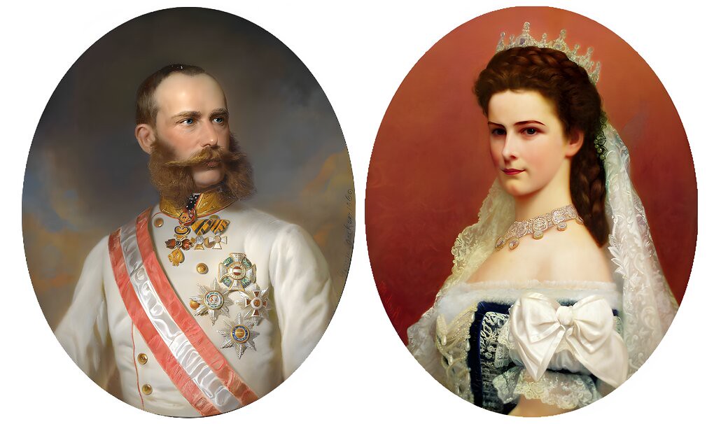 Emperor Franz Joseph I and Empress Elisabeth 