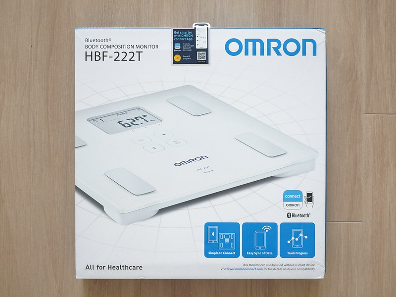 Omron Body Composition Monitor (HBF-222T) - Box Front