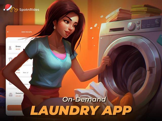 On Demand Laundry App by SpotnRides