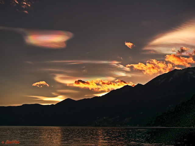 Perlmuttwolken -  Mother-of-pearl clouds phenomenon #5