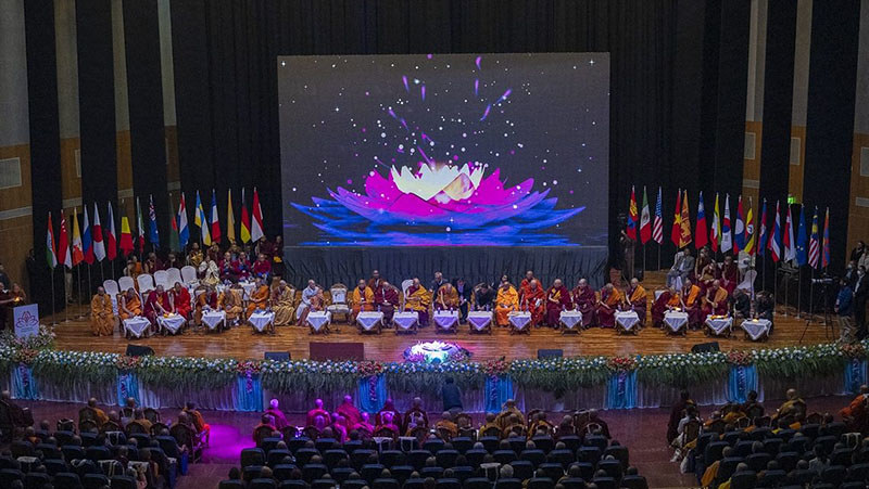Delegasi Indonesia di Forum Sangha Internasional Ke-1 di Bodh Gaya, India