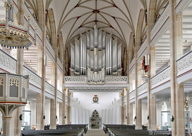 Münchberg, Stadtkirche St. Peter u. Paul, pipe organ design