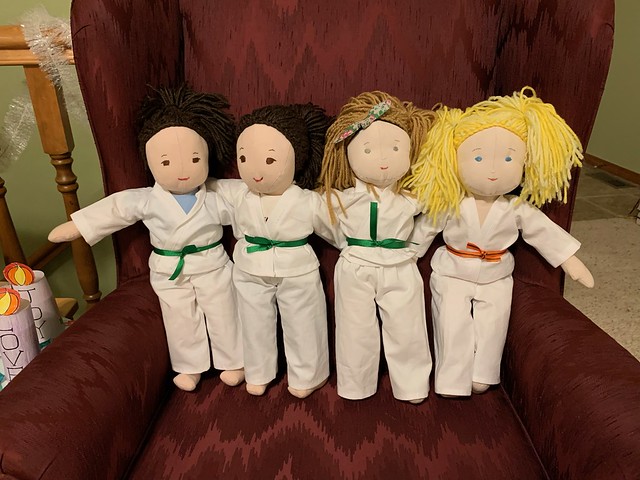 Taekwondo for the dolls