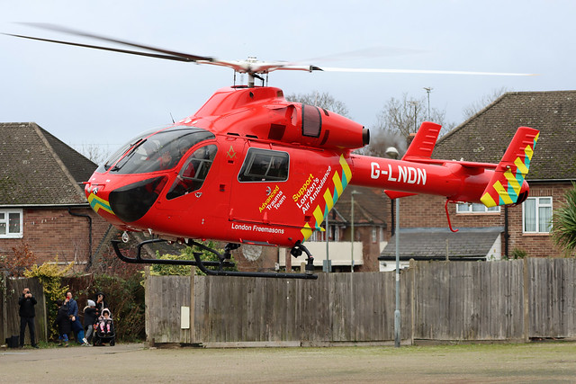 London's Air Ambulance in Cricklewood