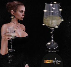 Holiday white wine by ChicChica 75 lindens only for Saturday Sale