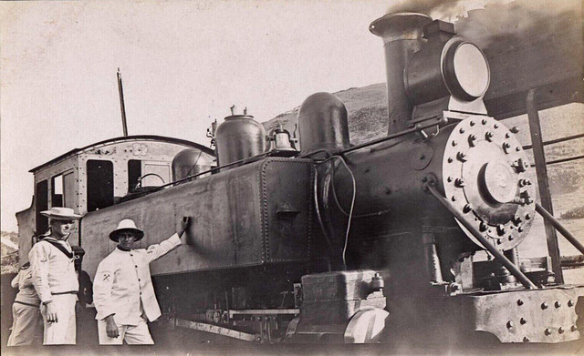 HMAS Melbourne, Train Picnic at Barbados - 1915