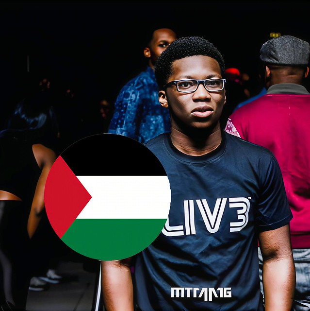 Oluwatomisin Okeowo supports Free Gaza