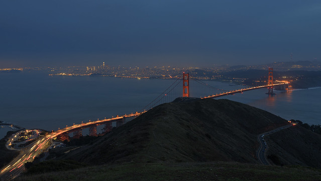 Hazy Evening at the Golden Gate