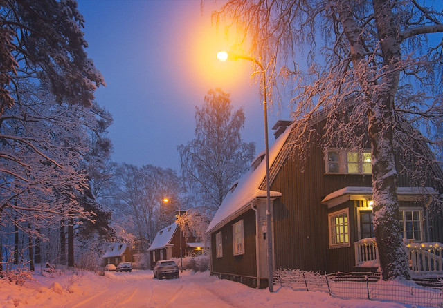 Winter in Helsinki, Käpylä