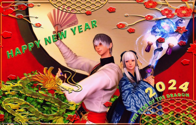 Happy New year 2024 in FF14
