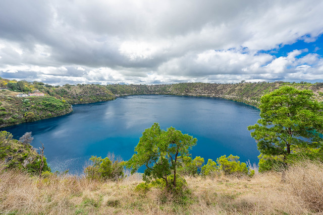 Blue Lake, from the western end, Mount Gambier, SA