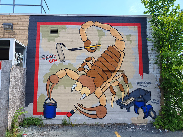 Scorpion Mural by Maxwell (finished)