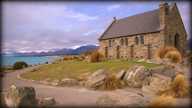 Church by the lake (Lake Tekapo, New Zealand)