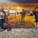 The Kids And The Boys In The Boat Seeing &amp;quot;The Boys In The Boat&amp;quot; at the AMC Fleming Island 12.