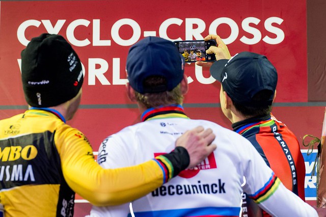 2023 Tom takes a selfie with his cycling friends
