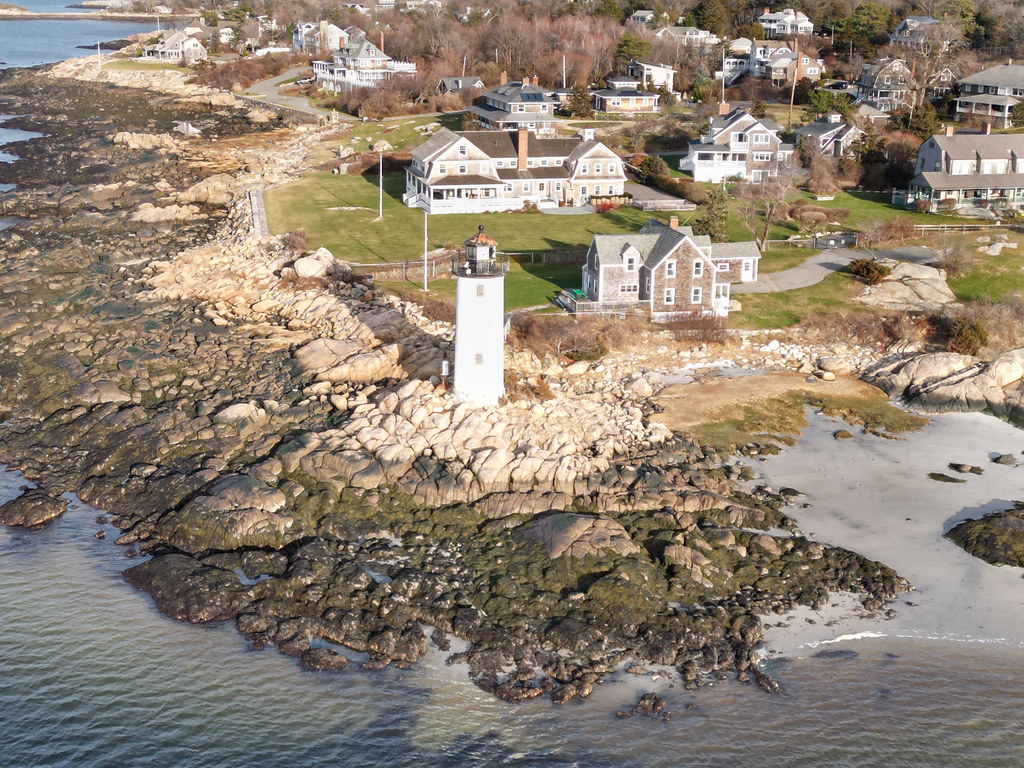 Annisquam Light from Drone