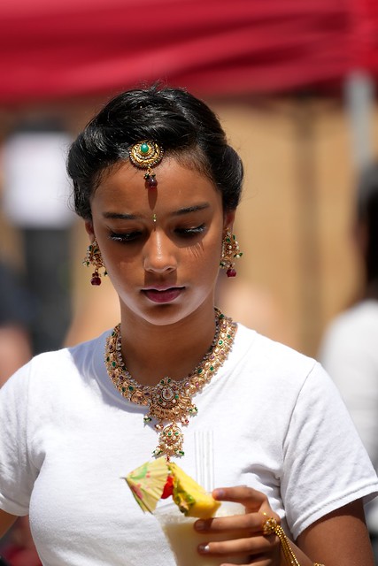 Beauty is here. Young Indian woman.