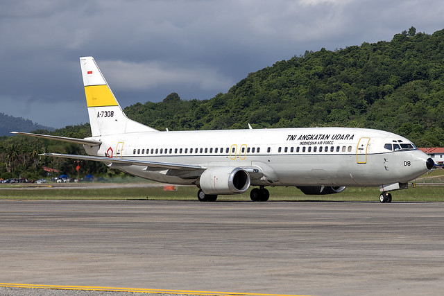 A-7308 / Indonesian Air Force / Boeing 737-4Y0