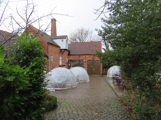 Sarehole Mill pizza pods on New Year's Eve