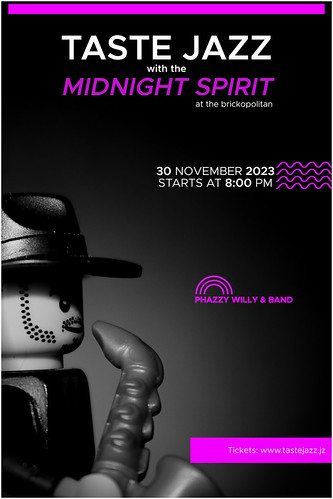 Poster "Taste Jazz" (Art Work) | by Brickopolis