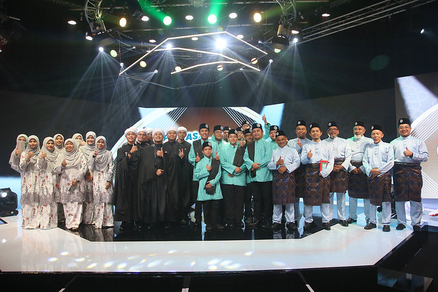 Finalis Pentas Marhaban yang terdiri daripada kumpulan Qalbun Hadi, Al Maqari, Raudhatul Ashwaq dan Al Muhtadin