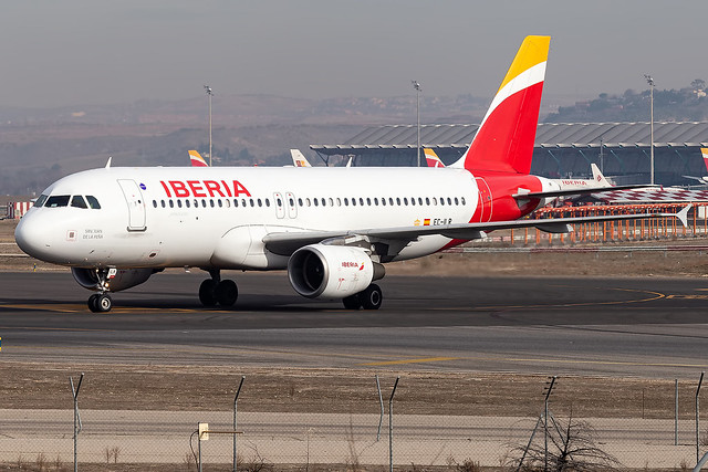 EC-ILR Iberia A320-200 Madrid Barajas