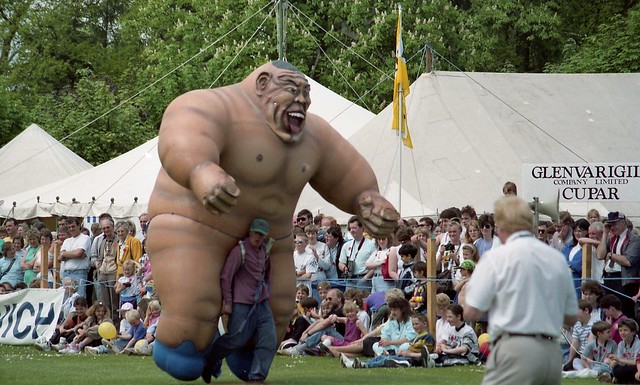 Craigtoun Country Fair 1991 - Giant Sumo Wrestlers