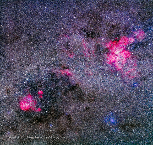 Carina-Centaurus Nebulas Mosaic - Version 1