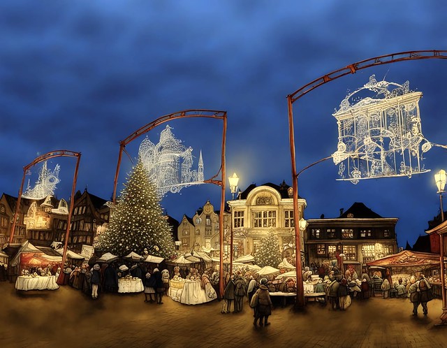 Anton Pieck Christmas market in Leiden