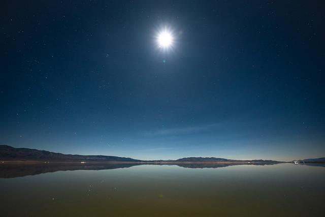 Full Moon at Owens Lake