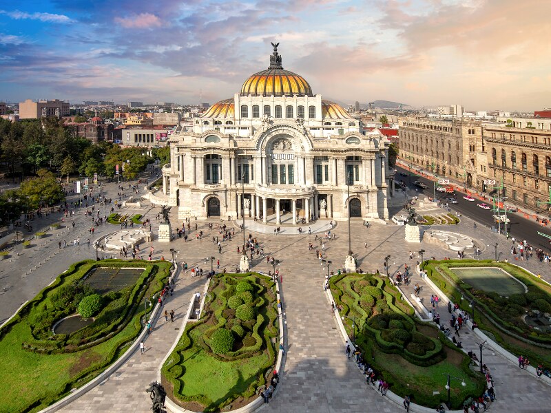 4 days in Mexico City - Palacio de Bellas Artes