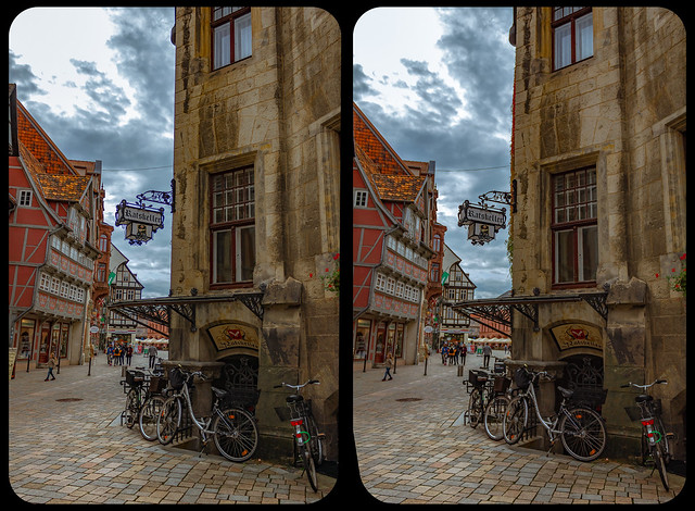 Ratskeller, Quedlinburg 3-D / CrossView / Stereoscopy