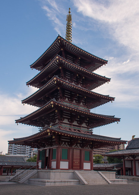 Pagoda at Shitennō-ji (0822)