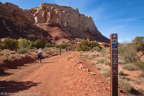 Beginning up the Behind the Reef Road from Little Wildhorse Canyon, San Rafael Swell, Utah
