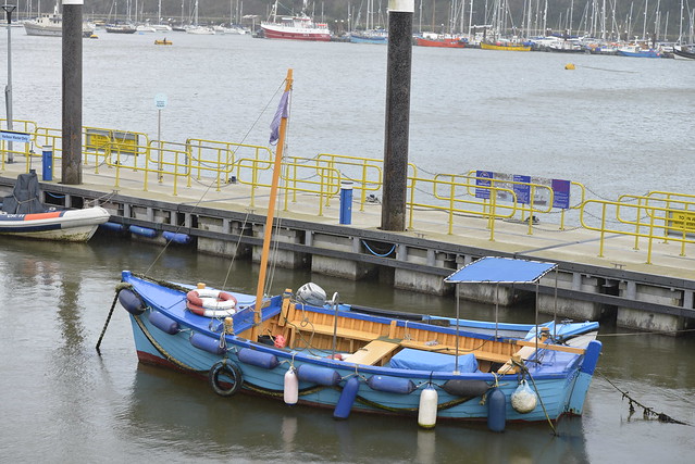 Ferryboat named Achieve, Dartmouth, Devon, UK