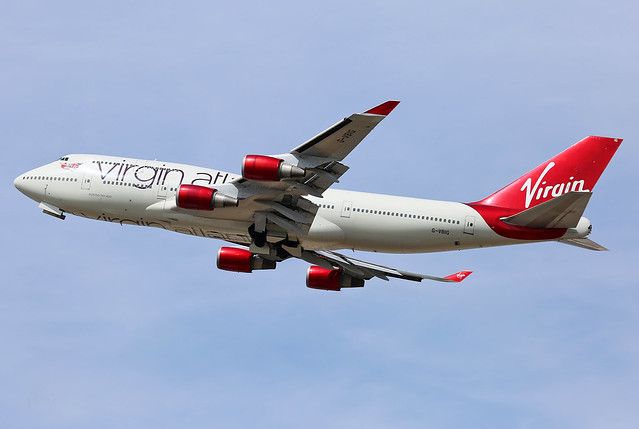 Virgin Atlantic - G-VBIG departure - London Heathrow (LHR/EGLL)