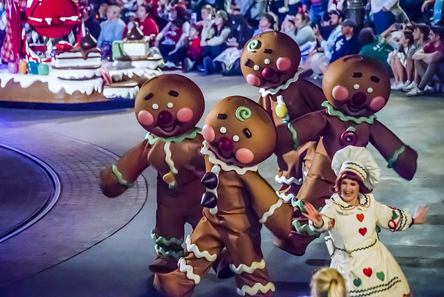 A Christmas Fantasy parade - Disneyland