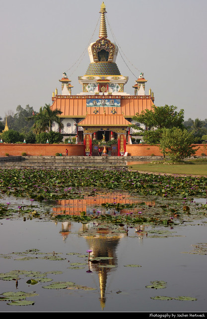 The Great Drigung Kagyu Lotus Stupa, Lumbini, Nepal