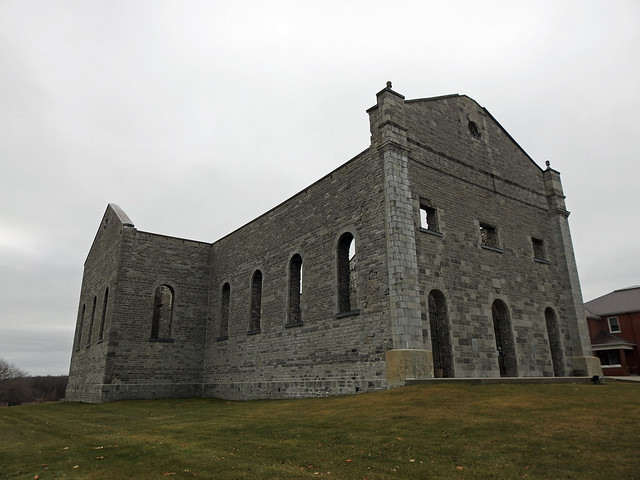 The ruins of St. Raphael Roman Catholic Church (1821-1970) in South Glengarry, Ontario