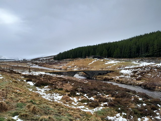View from Dalwhinnie, Highlands, Jan 2024
