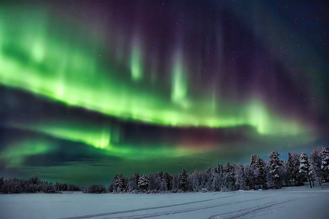 Northern Lights in Ruka, Finland