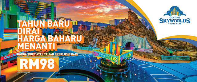 Harga Tiket Masuk Genting SkyWorlds Theme Park Bermula dari Serendah RM98!