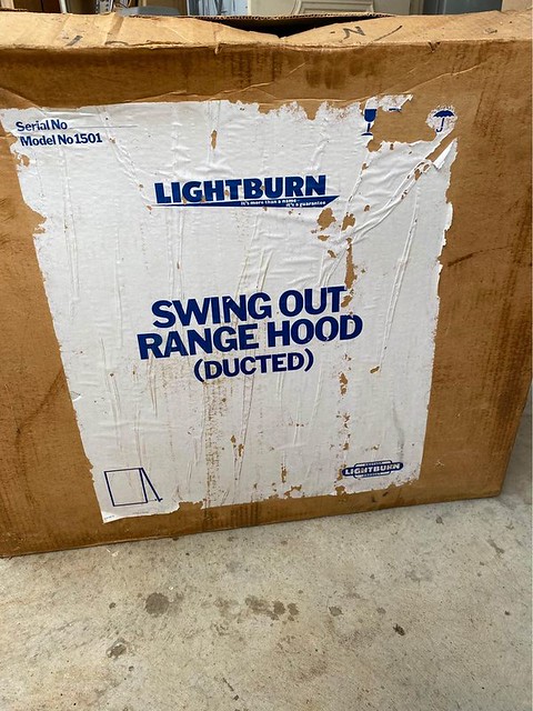 NOS Lightburn Range Hood Kit