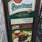 Pilsner Urquell is Czechia's national beer! in Prague, Czechia 