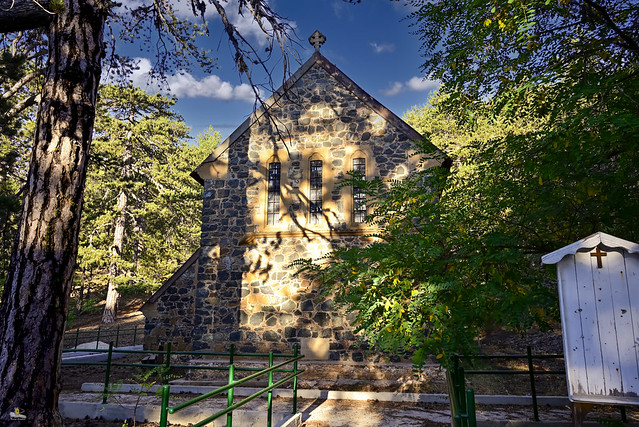 Anglican Church of St. George-in-the-Forest, Troodos Mountains - Cyprus.