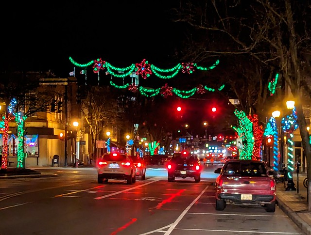 Christmas Lights Downtown Kent, OH