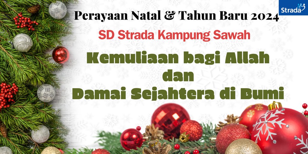 Perayaan Natal dan Tahun Baru SD Strada Kampung Sawah