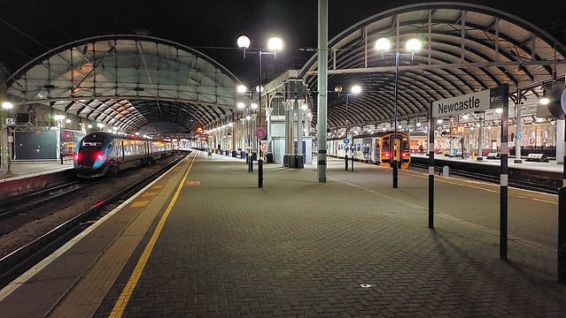 Early Morning at Newcastle Central Station - 4th Jan 2024
