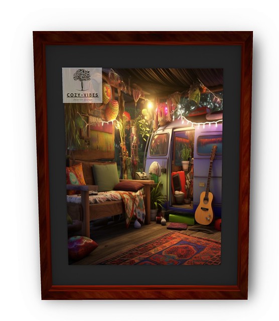 Gypsies lounge low land impact picture framed