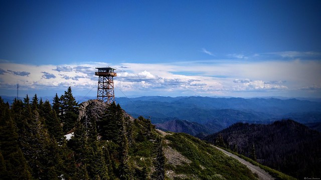 Fairview Peak Fire Lookout Tower - Oregon - Bohemia Mountain - Umpqua National Forest